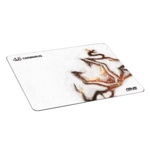 Asus Cerberus Arctic Gaming Mouse Pad Heavy Weave For Controlled Movement Fray Resistant 400 X 300 Mm Online Hardware