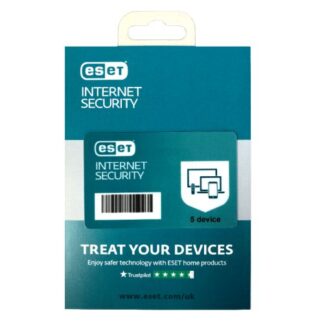ESET Internet Security Retail Box 10 Pack – 10 x 5 Device Licences  - 1 Year - PC
