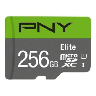 PNY microSDXC Elite 256GB Micro SDXC Card with SD Adapter
