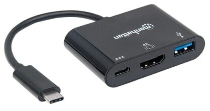 With Power Delivery (60W) to USB-C Port (Note additional USB-C wall charger and USB-C cable needed)