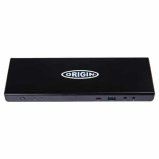 Origin Storage USB 3.0 Type-C Black Notebook Dock Port Replicator EQV to DELL D6000