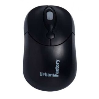 Urban Factory Big Crazy Mouse Black USB 2.0