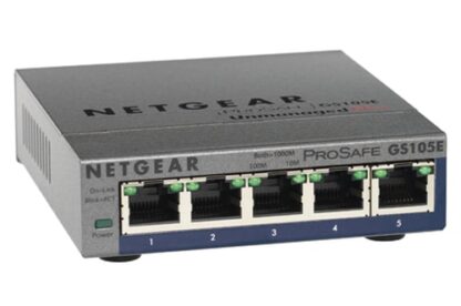 Netgear 5-Port PoE Gigabit Ethernet Plus Switch (GS105PE)