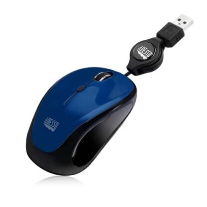 Adesso iMouse S8L - USB Illuminated Retractable Mini Mouse