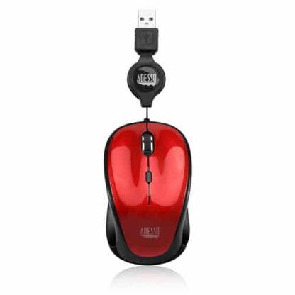 Adesso iMouse S8R - USB Illuminated Retractable Mini Mouse