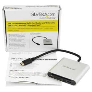 StarTech.com USB 3.0 Flash Memory Multi-Card Reader / Writer with USB-C - SD