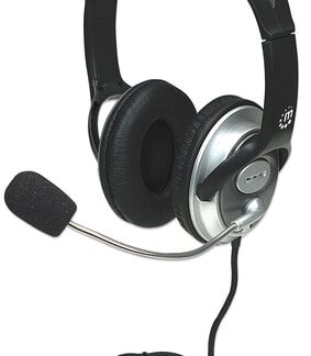 Manhattan Stereo Over-Ear Headset (3.5mm)