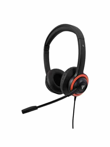 V7 Safesound Education k-12 Headset with Microphone