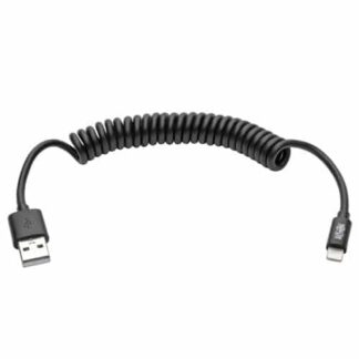 Tripp Lite USB Sync / Charge Coiled Cable with Lightning Connector iPhone iPad (M/M)