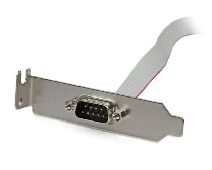 StarTech.com 1 Port 16in DB9 Serial Port Bracket to 10 Pin Header - Low Profile