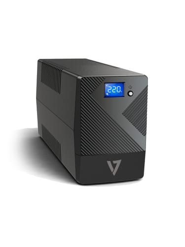 V7 UPS 600VA Desktop UPS with 6 Outlets