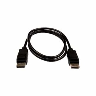 V7 Black Video Cable Pro DisplayPort Male to DisplayPort Male 1m 3.3ft