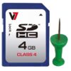 V7 SDHC Memory Card 4GB Class 4