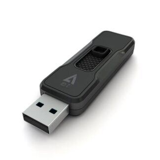 V7 2GB USB 2.0 Flash Drive - With Retractable USB connector