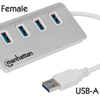Manhattan USB-A 4-Port Hub