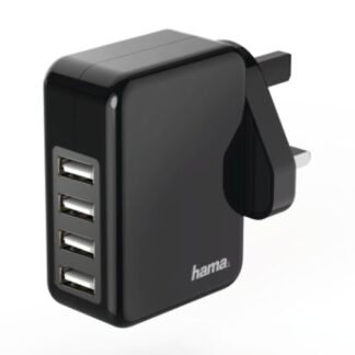 Hama 4 x USB-A Wall Plug Charger