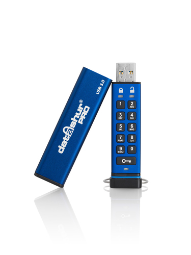 iStorage datAshur PRO 256-bit 4GB USB 3.0 secure encrypted flash drive IS-FL-DA3-256-4