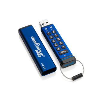 iStorage datAshur PRO 256-bit 64GB USB 3.0 secure encrypted flash drive IS-FL-DA3-256-64