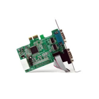 StarTech.com 2 Port Native PCI Express RS232 Serial Adapter Card with 16550 UART