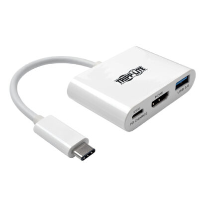 Tripp Lite U444-06N-HU-C USB-C to HDMI Adapter with USB-A Port and PD Charging