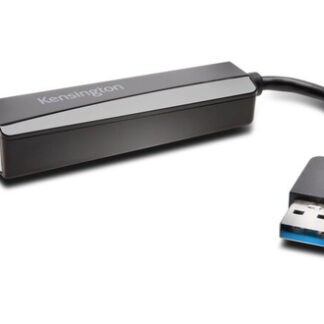 Kensington UA0000E USB-A Ethernet Adapter — Black