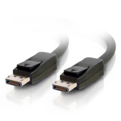 C2G 7m DisplayPort Cable with Latches 8K UHD M/M - 4K - Black