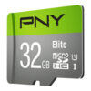 PNY microSDXC Elite 32GB Micro SDXC Card with SD Adapter