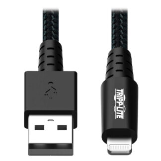 Tripp Lite M100-001-GY-MAX Heavy-Duty USB-A to Lightning Sync/Charge Cable