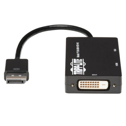 Tripp Lite P136-06N-HDV-4K DisplayPort to VGA/DVI/HDMI All-in-One Converter Adapter