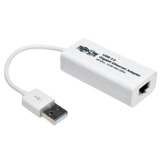 Tripp Lite U236-000-GBW USB 2.0 to Gigabit Ethernet NIC Network Adapter
