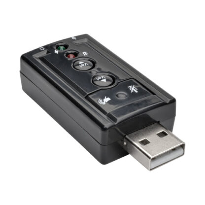 Tripp Lite U237-001 Virtual 7.1-Channel USB External Sound Card