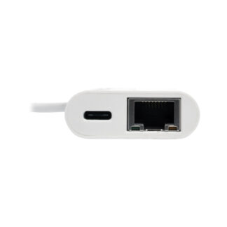 Tripp Lite U436-06N-G-C USB-C to Gigabit Network Adapter with USB-C PD Charging - Thunderbolt 3