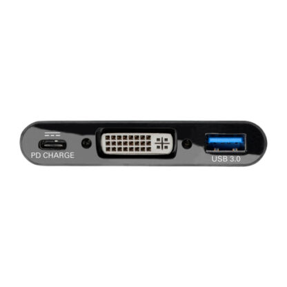 Tripp Lite U444-06N-DUB-C USB-C to DVI Adapter with USB-A Port and PD Charging