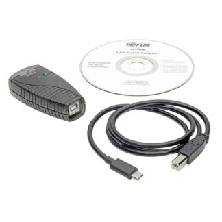 Tripp Lite USA-19HS-C USB-C to Serial DB9 RS232 Adapter Cable - 3 ft. (0.91 m) Keyspan