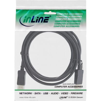 InLine DisplayPort 1.4 cable