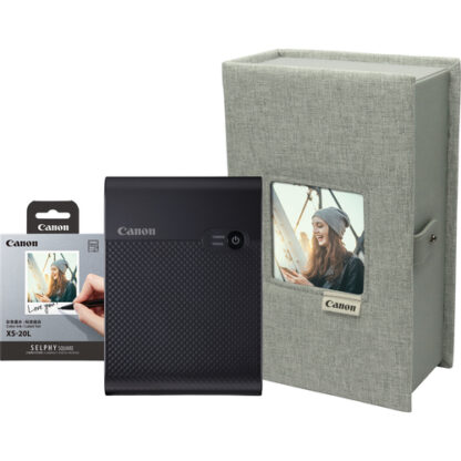Canon SELPHY SQUARE QX10 Portable Colour Photo Wireless Printer Premium Kit
