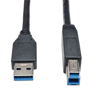 Tripp Lite U322-003-BK USB 3.0 SuperSpeed Device Cable (AB M/M) Black