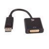 V7 Black Video Adapter DisplayPort Male to DVI-I Female