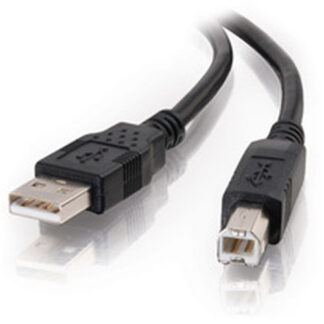 C2G USB 2.0 A/B Cable Black 2m